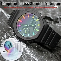 For Casioak GA2100 GA2110 GA110 GA100 DW5600 Watch Tempered Glass Protective Film CasiOak GMAS2100 Screen Protector Anti-Scratch