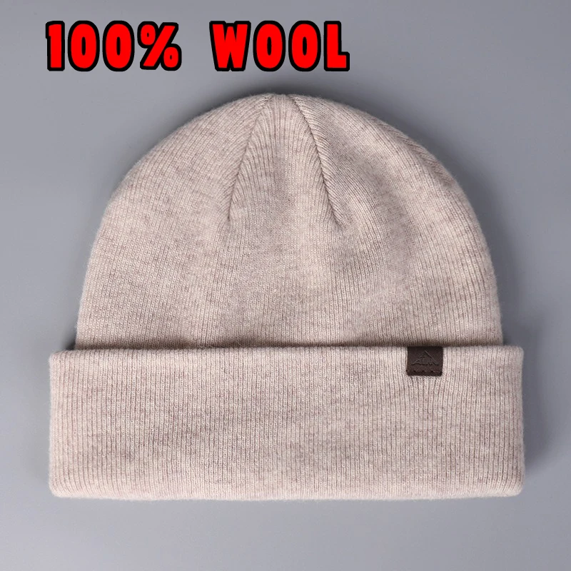 

Шапка-бини из 100% шерсти, шапка Skullies для мужчин и женщин, теплая зимняя мягкая вязаная шапка, уличная повседневная шапка для путешествий, лыжного туризма, спортивная повседневная уличная одежда