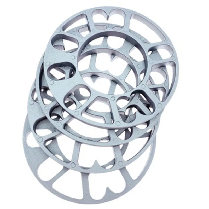 2개입 유니버셜 자동차 휠 타이어 스페이서 어댑터 심 플레이트 3mm 5mm 6mm 8mm 10mm (4x100 4x114.3 5x100 5x108 5x114.3 5x120 호환) 썸네일 5