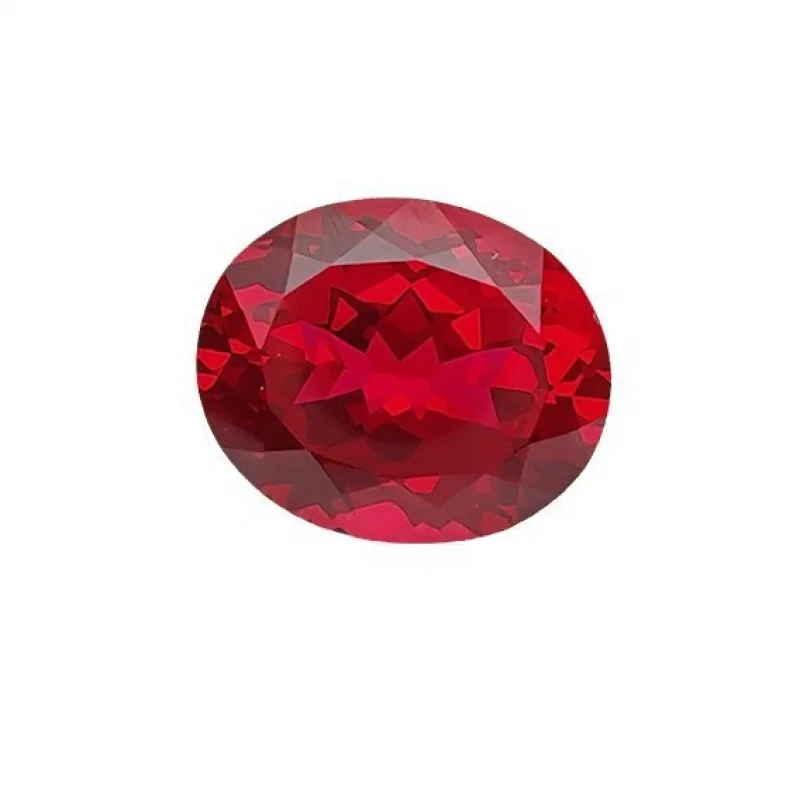 Método hidrotérmico para cultivar rubí, venta al por mayor, cristal sintético cultivado, sangre de Paloma, joyería de rubí, piedra suelta