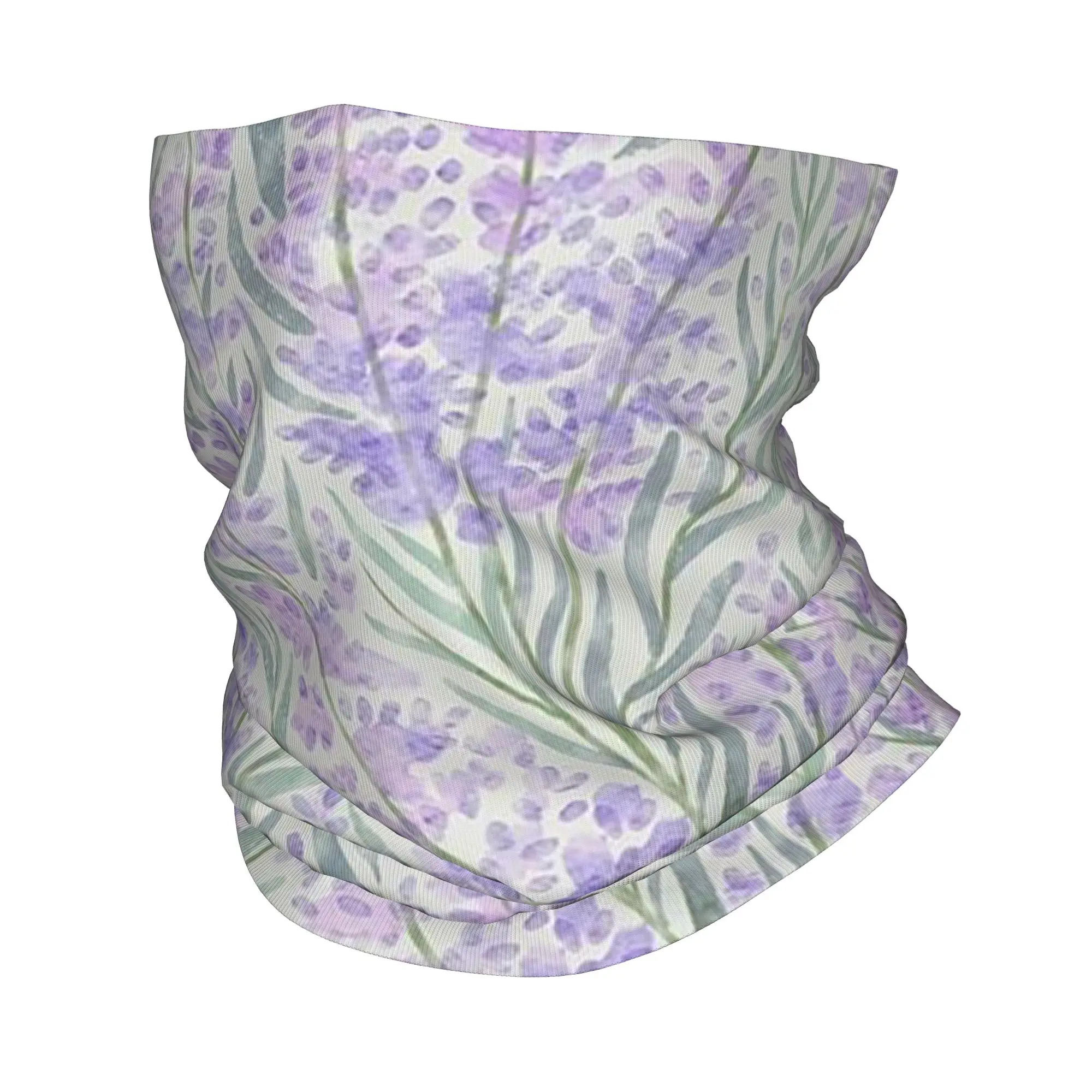 

Purple Lavender Bandana Neck Cover Printed Mask Scarf Multifunction Balaclava Running For Men Women Adult