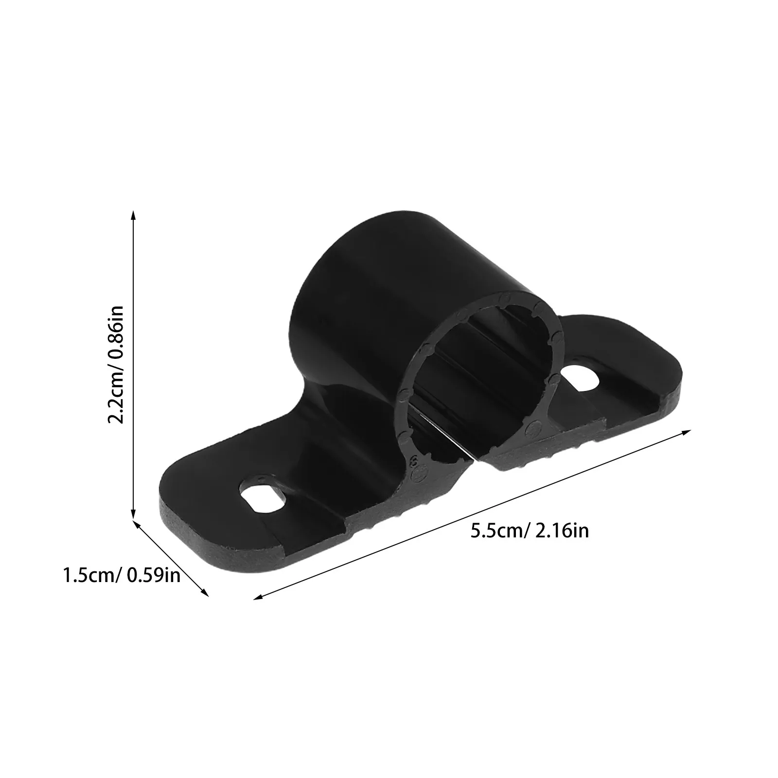Pipe Support Clips 50Pcs Heavy Duty Plastic Wall Ceiling Mount Tubing Brackets for Plumbing Projects