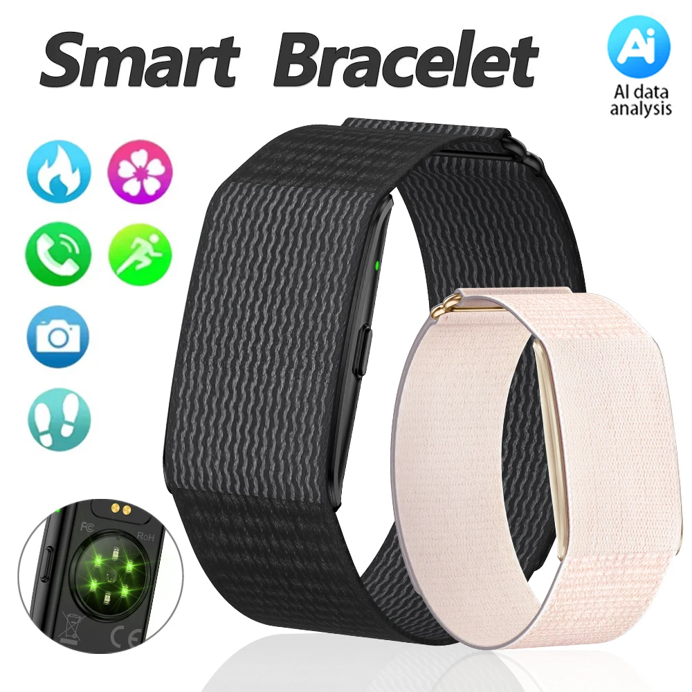 

AI Health Couple Smart Bracelet GPS Track Call Reminder Smart Watch Heart Rate Blood Pressure Monitor Sport Band Fitness Tracker