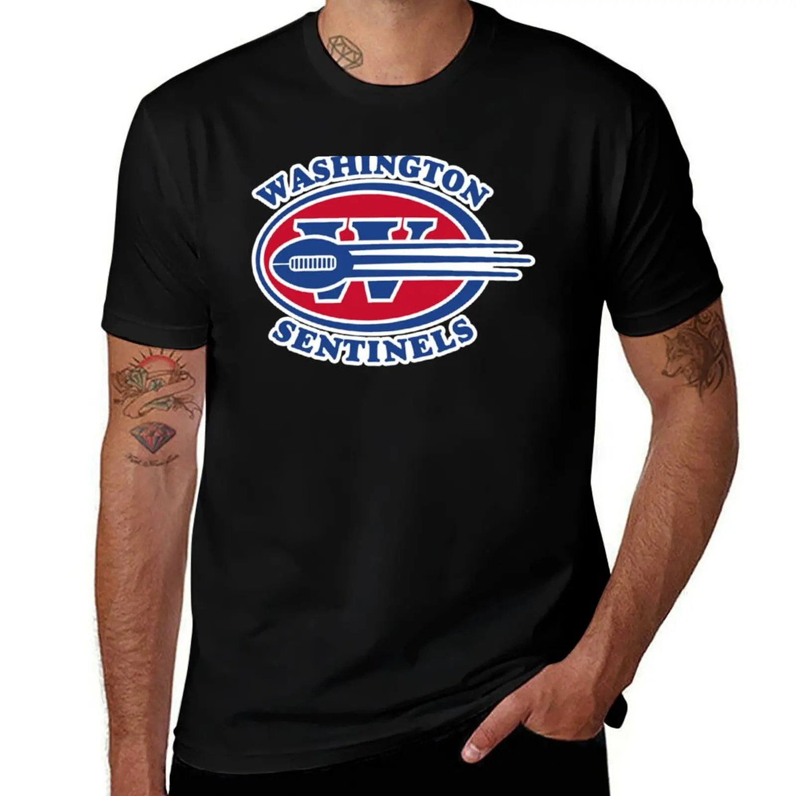 

Washington Sentinels - The Replacements T-Shirt Anime t-shirt blacks tshirts personalised plain heavy weight t shirts for men