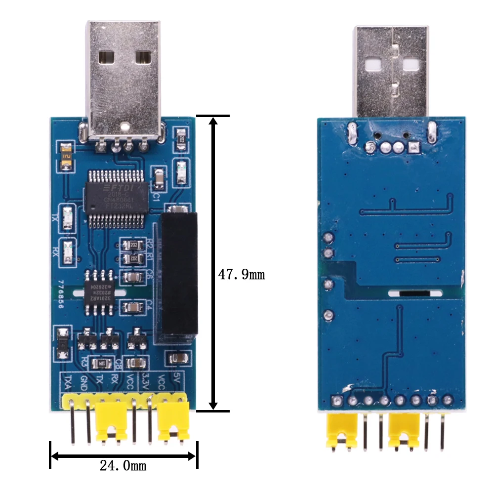 ADUM3201 FT232 Photoelectric Isolation Serial Port Module USB 3.3V 5.5V to TTL Adapter Isolation FT232RL FTDI