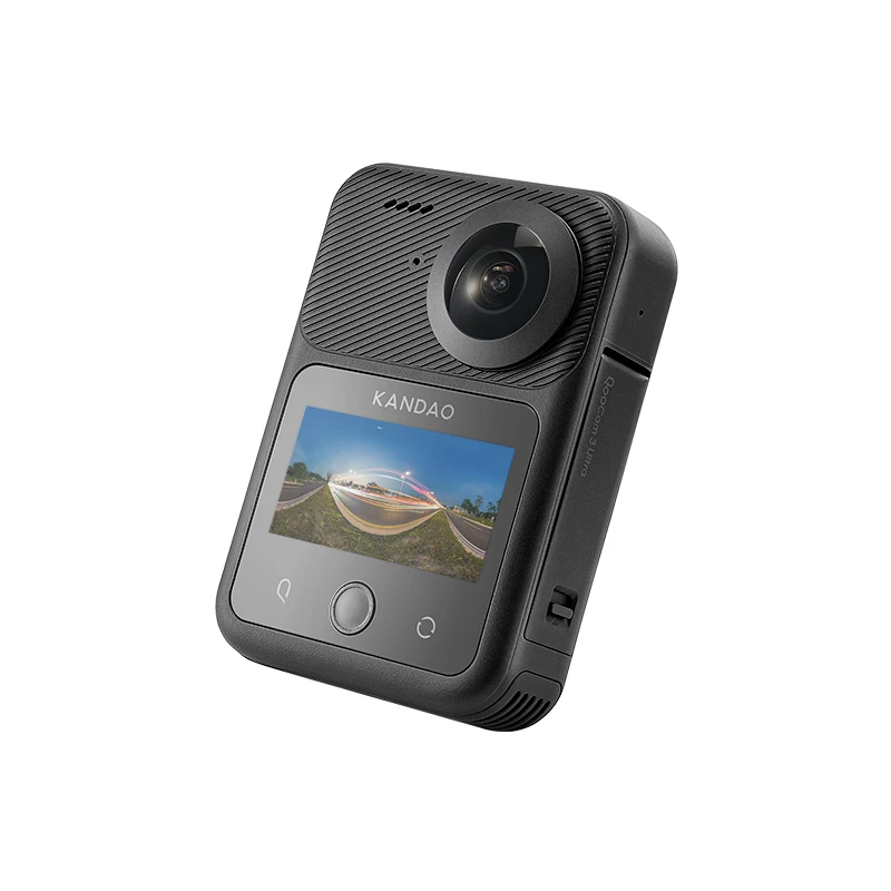 Камера KaoDao QooCam 3 Ultra Ultimate Vision 8K 360° - сенсоры 1/1.7 дюйма, фото 96 МП, HDR, быстрая диафрагма F1.6, встроенный GPS
