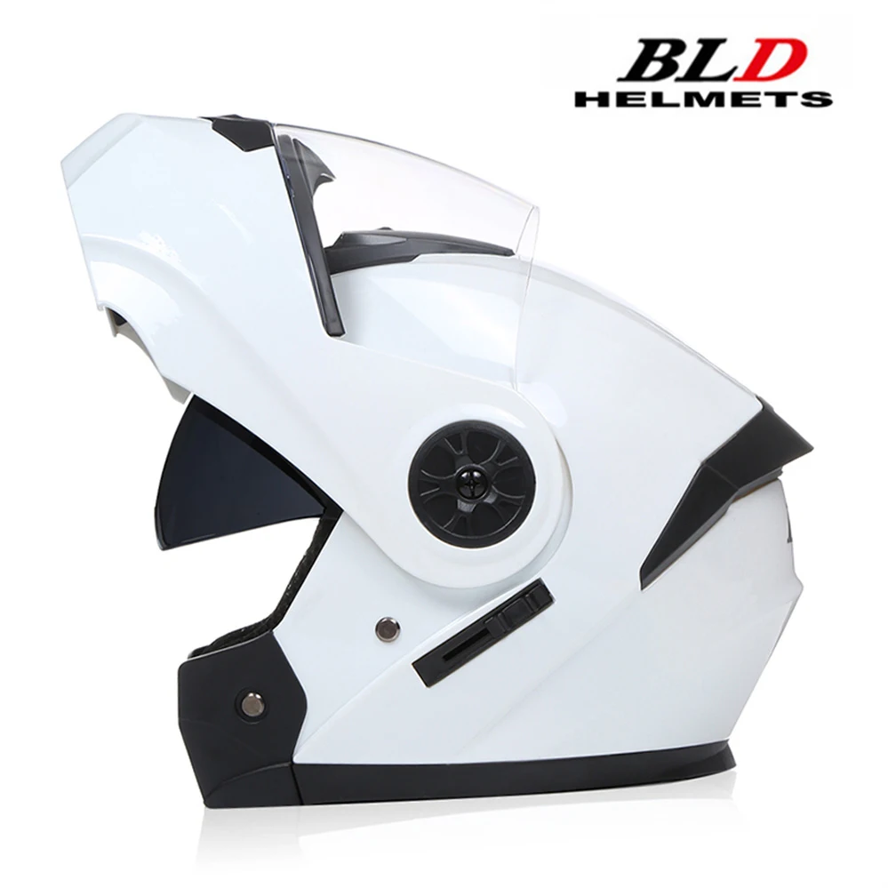 bld motorcycle helmets 3/4 Open Face Adult Motorbike Helmet Double Visor High Quality BLD Motorcycle Helmet