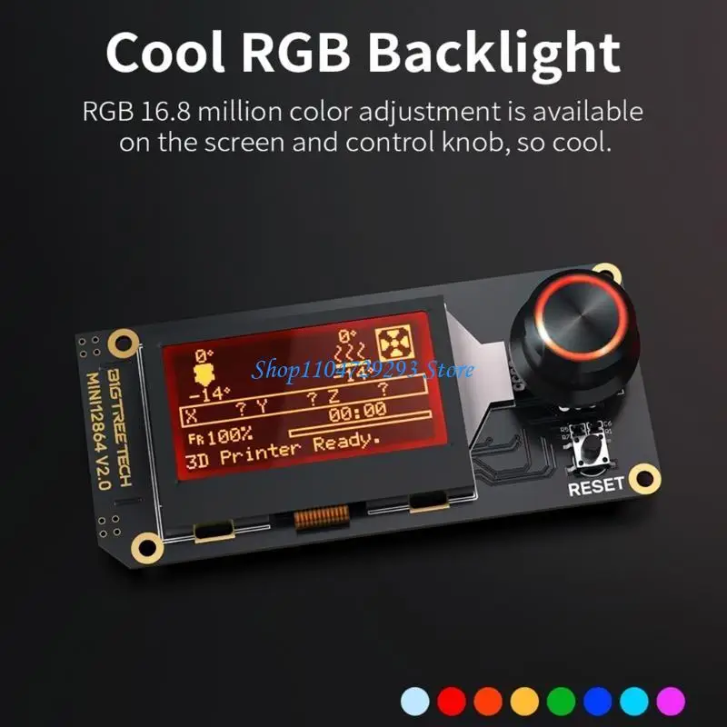 Y2GD RVB Light LCD Affichage Expérience d MINI12864 V2.0 Écran d'affichage LCD