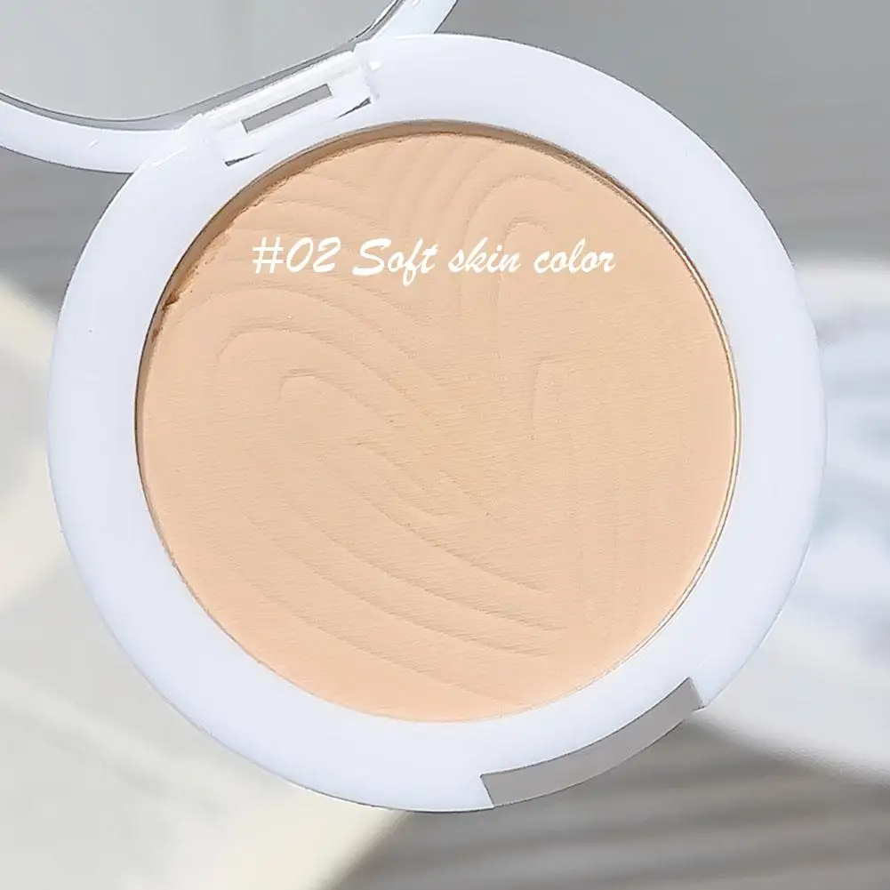 Matte Oil Control Pressed Powder Natural Soft Focus Setting Powder Breathable Long Lasting Face Base Foundation Makeup for Women