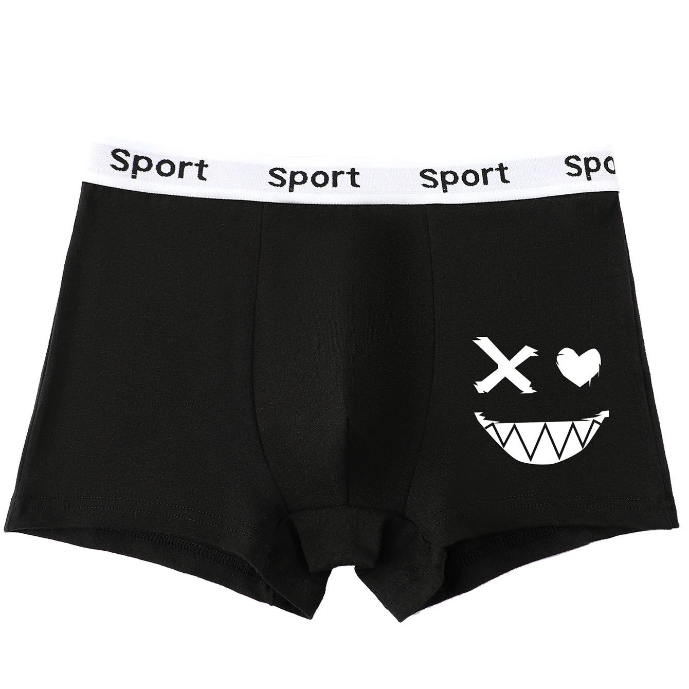 4pcs meninos roupa interior macio respirável padrão de desenho animado cuecas boxers confortáveis