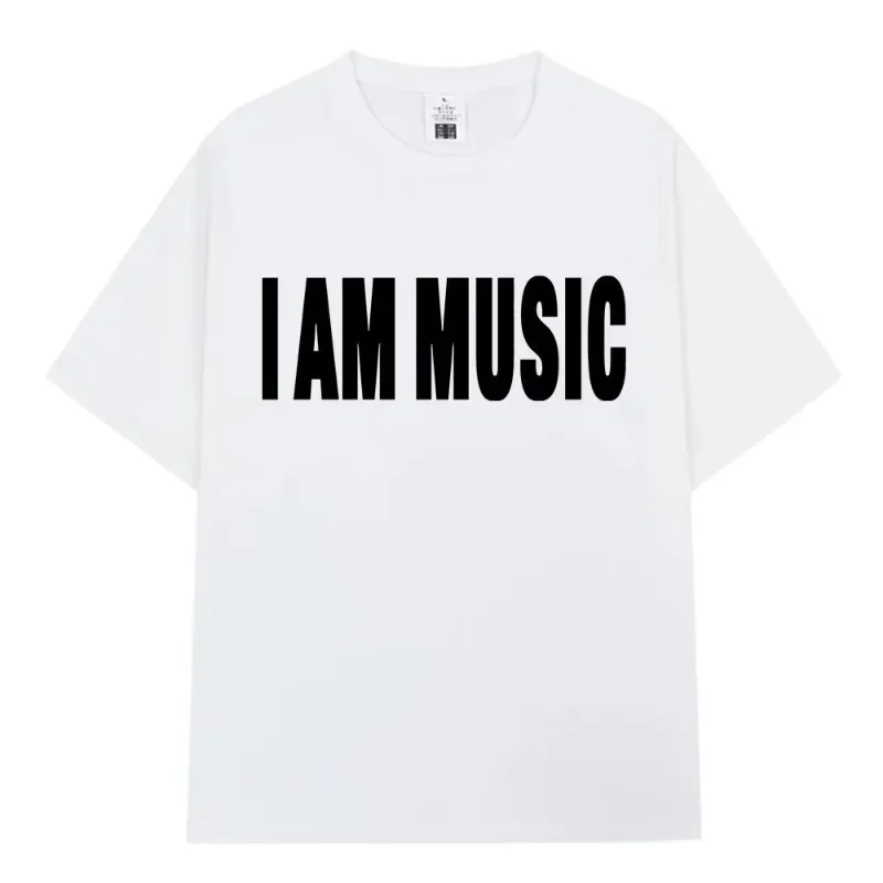 Rapper Playboi Carti Same Style I AM MUSIC Print T-shirt Women Men Kids Fashion Hip Hop Opium T Shirts Oversized T Shirt Tops