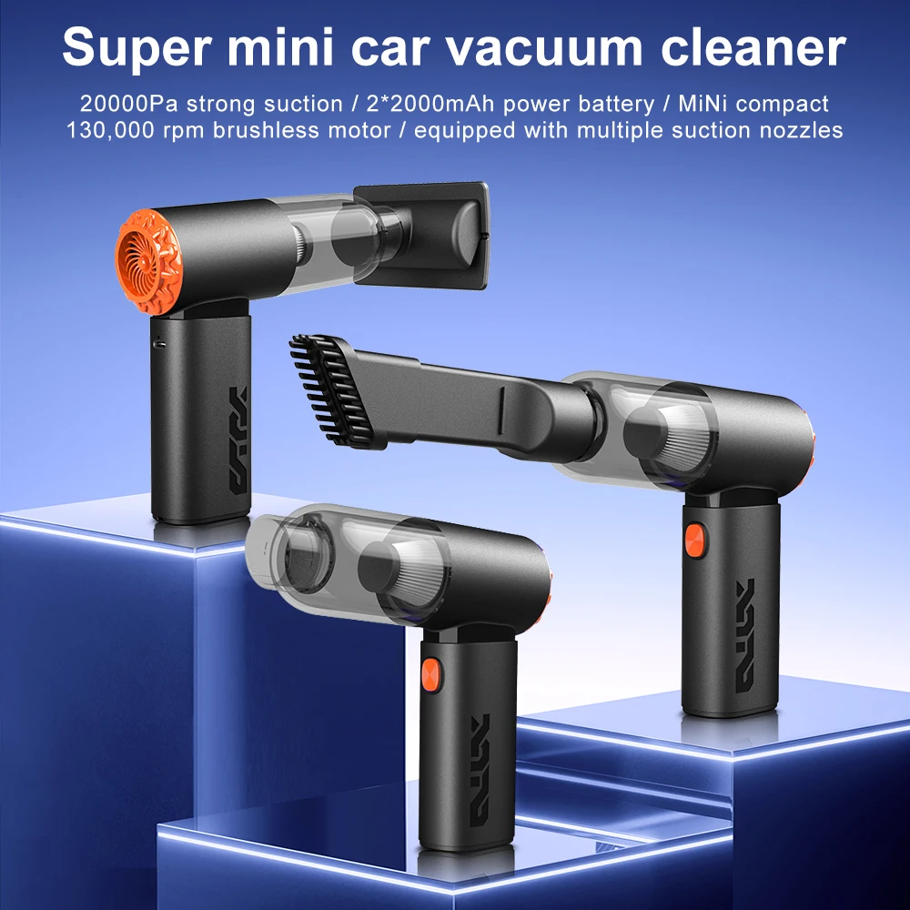 20000PA Wireless Car Vacuum Cleaner Cordless Dust Handheld Auto Portabale Vacuum High-power Vacuum Cleaner Portable For Home Off