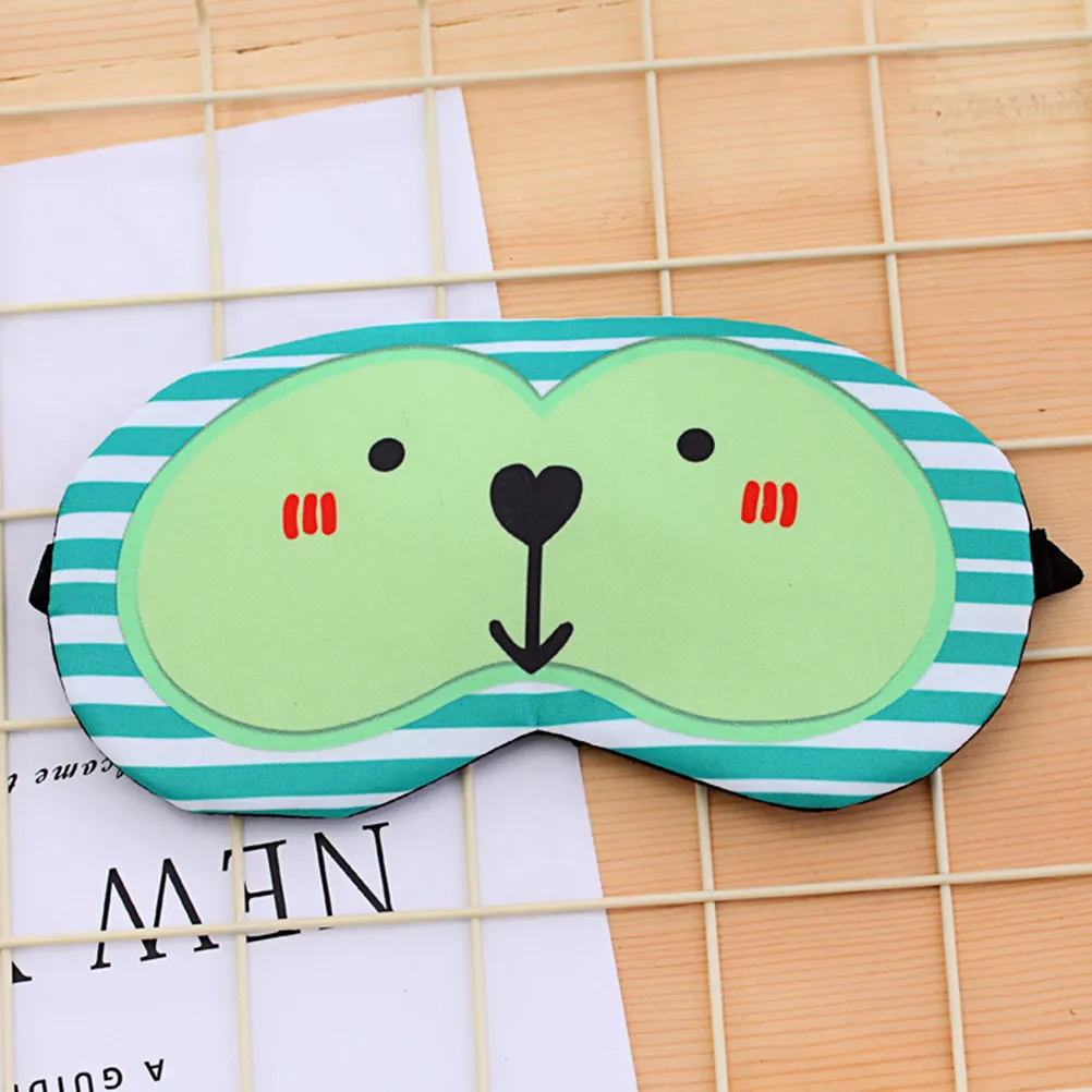 

5Pcs Sleep Eye Mask Cartoon Gel Pad Hot Cold Therapy Migraine Relief Insomnia Night Blindfold Soft Breathable Eyeshade for Men
