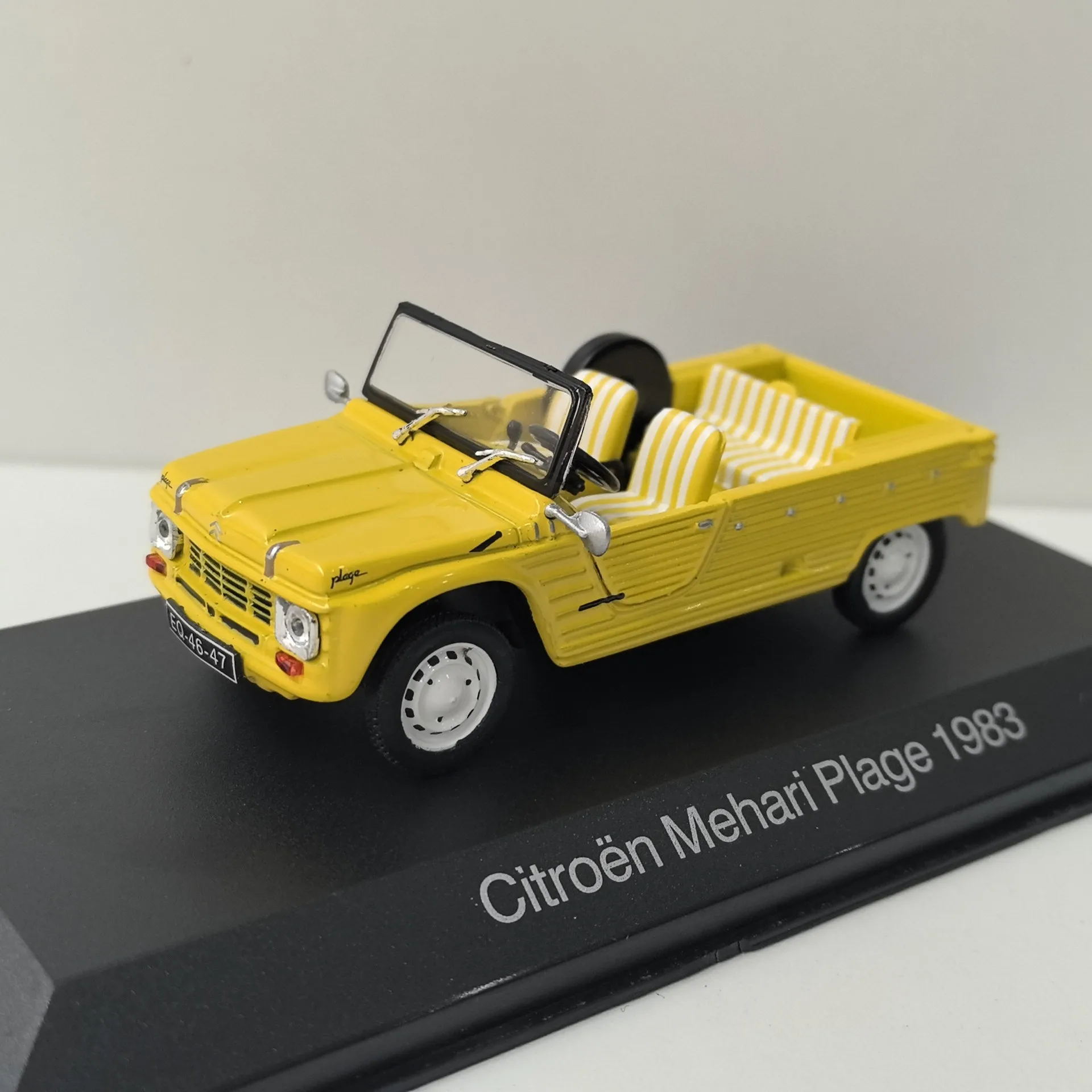 Moulé sous pression ALTAYA 1/43 échelle CITROEN MEHARI PLAGE1983 modèle de voiture en alliage citroën jouet à collectionner cadeau Souvenir affichage ornement