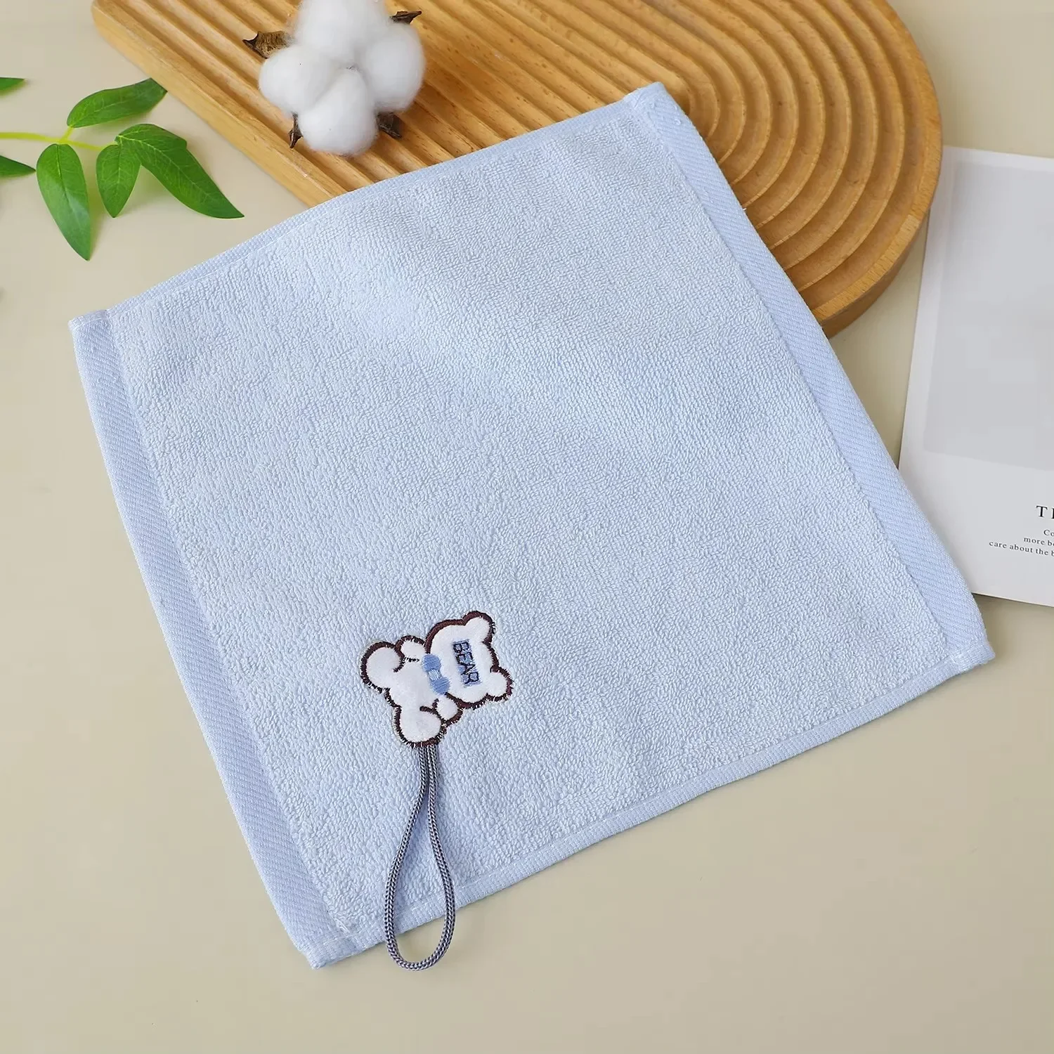 1pcs Pure Cotton Baby Face Towel Super Soft and Absorbent Does Not Shed Hair Skin Friendly Small Square Towel Home Face Towel