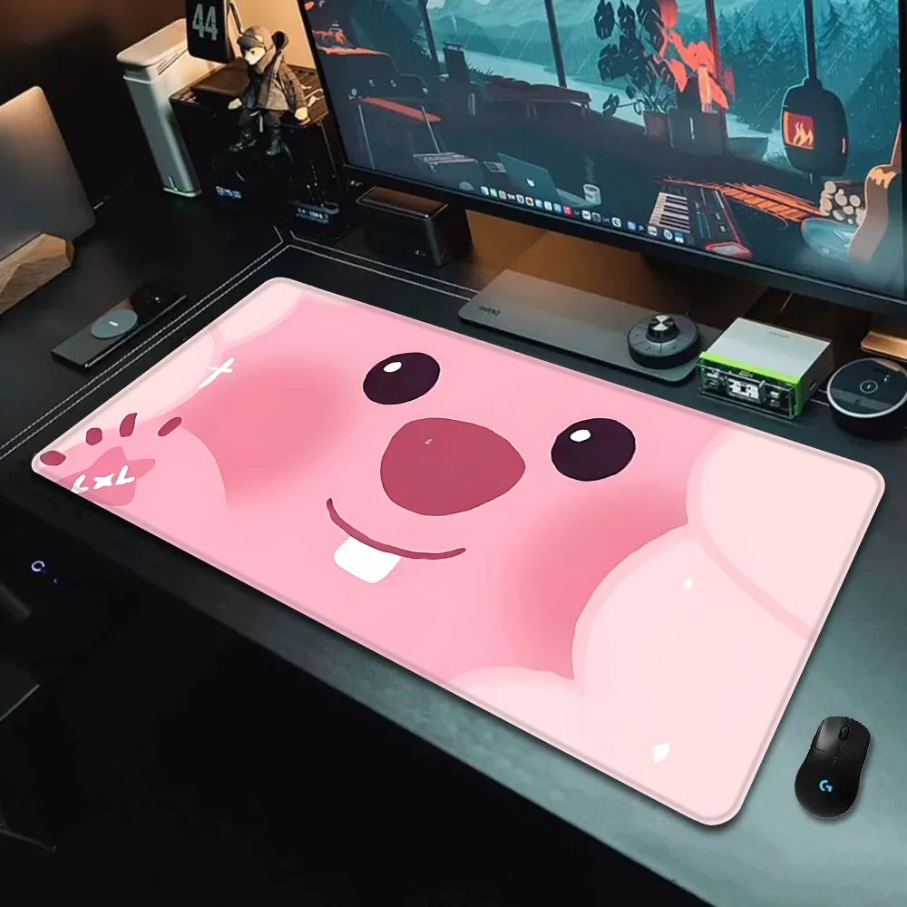 Hot Cartoon Cute Loopies Mousepad HD Printing Computer Gamers Locking Edge Non-slip Mouse Pad XXL90x40cm Keyboard PC Desk Pad