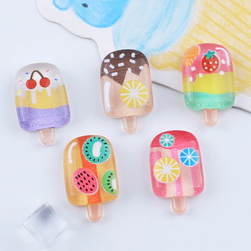 น่ารักใสเรซิ่นทรงหลังเรียบสำหรับเด็ก20ชิ้น