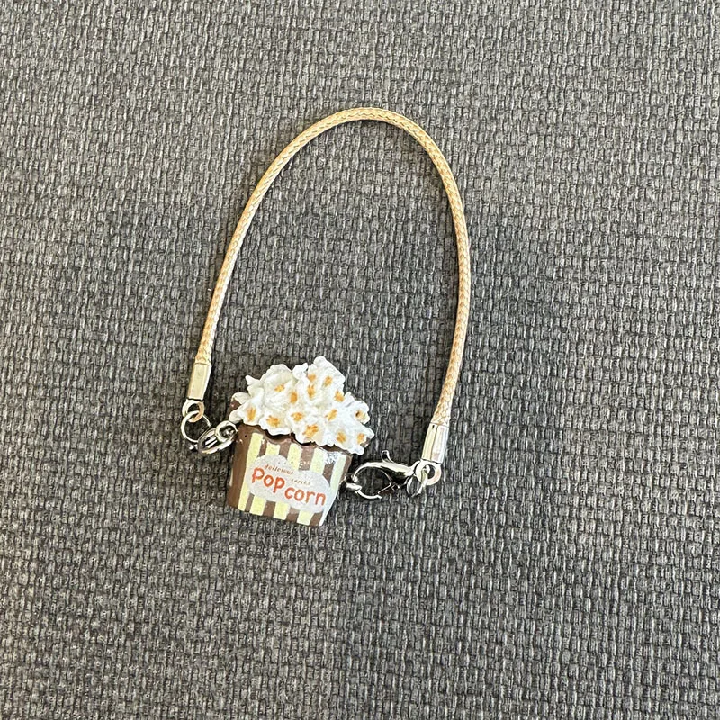 ملحقات دمية الفشار الصغيرة لملحقات Labubu دمية جديدة نموذج صغير ملحقات شجرة الفشار حقيبة قلادة الدمية