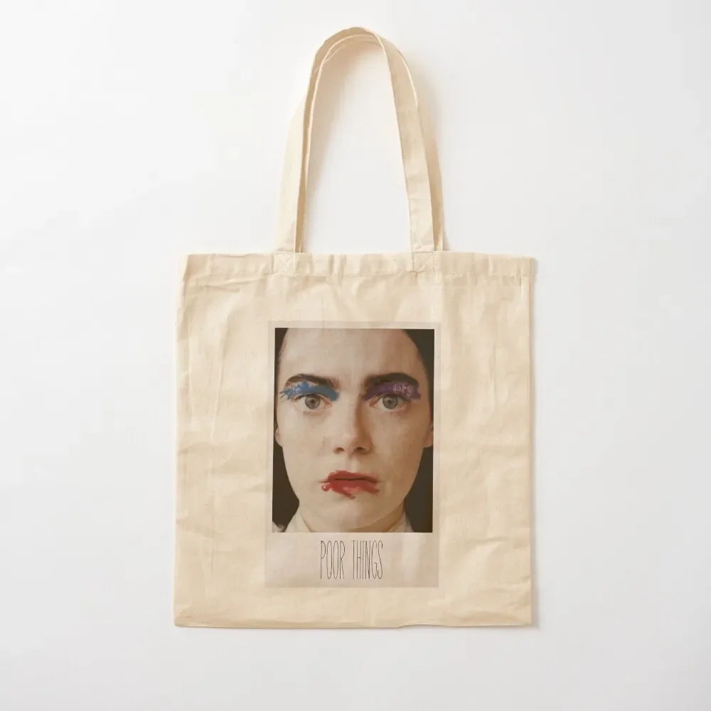 Poor things poster emma stone Tote Bag Shopping bags custom canvas bag Tote Bag