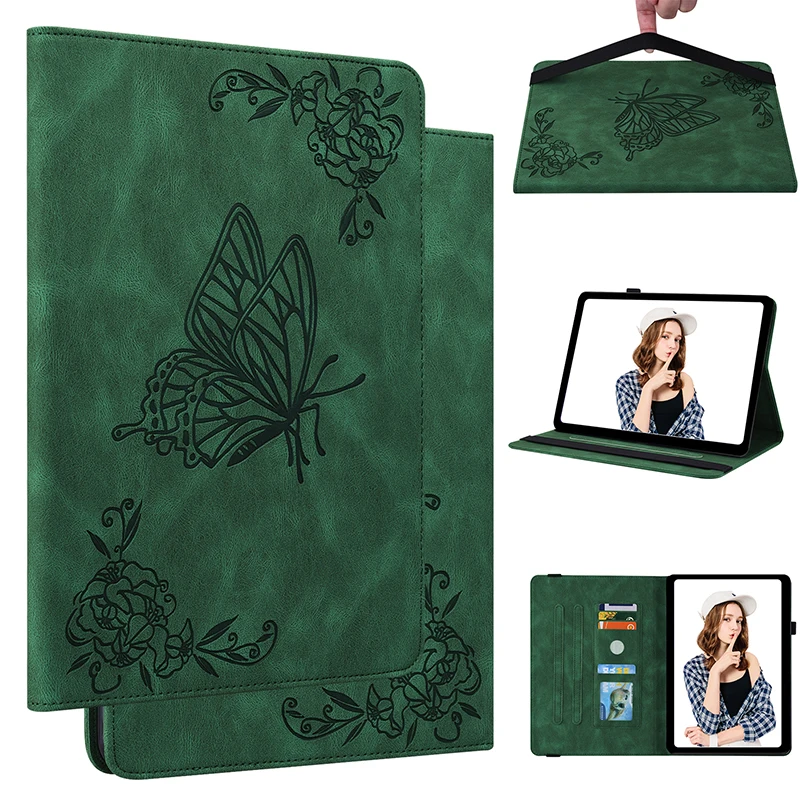 Leather Case For Samsung Galaxy Tab S8+ X800 S7 T970 S10 Lite S11 S8 S7 FE T730 S10 S12 Plus S9 FE + 11