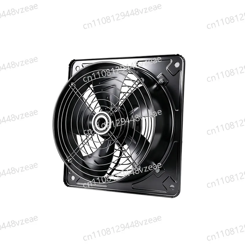 Square Outer Rotor Axial Flow Fan Large Air Volume Kitchen Smoke Exhaust Machine Low Noise Workshop