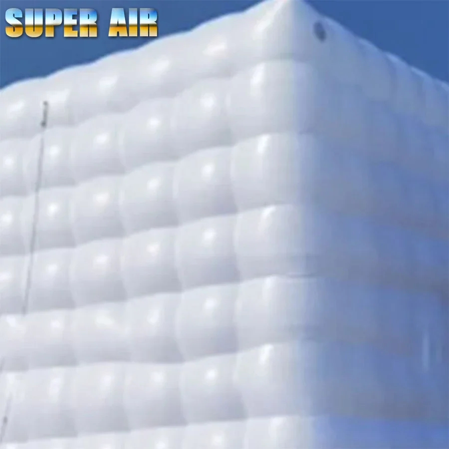 High Material Reusable Custom Outdoor White Box Inflatable Tent for Events & Weddings