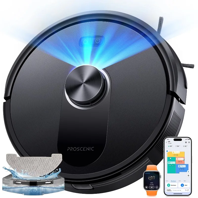 Q10 Robot Vacuum Cleaner Automatic Smart Household Cleaning 2-in-1 LDS Navigation Wet Dry Vacuum Mop