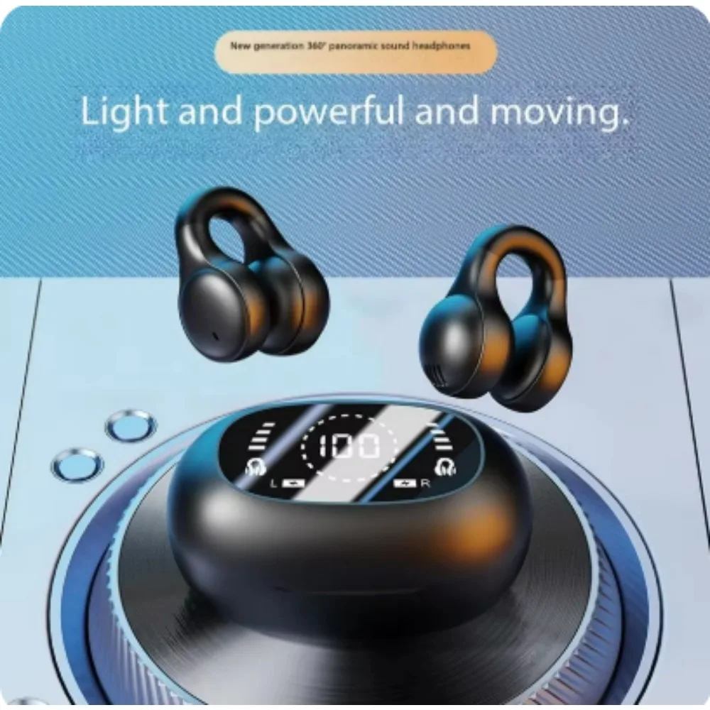 2345069 2028 NEW QCY Original M47 Wireless Earbuds Bluetooth Headset Bone Conduction Sport Earphones With Mic Charging