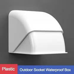 1Pcs 86 Type Outdoor Socket Waterproof Box Electric Plug Cover Rainproof Cover for Charging Pile Socket Switch Protection Cover