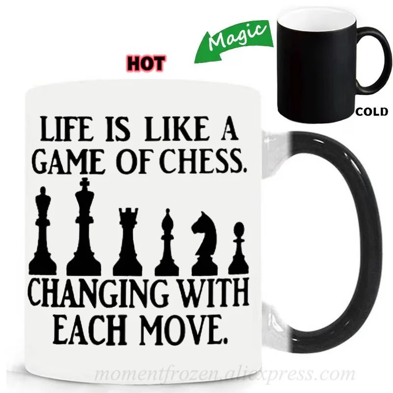 Game of Chess Gamer Coffee Mugs, Gamer Cups Coffeeware Boyfriend Girlfriend Gifts, Kids, Boy Mugen Home Decal, Teaware Drinkware