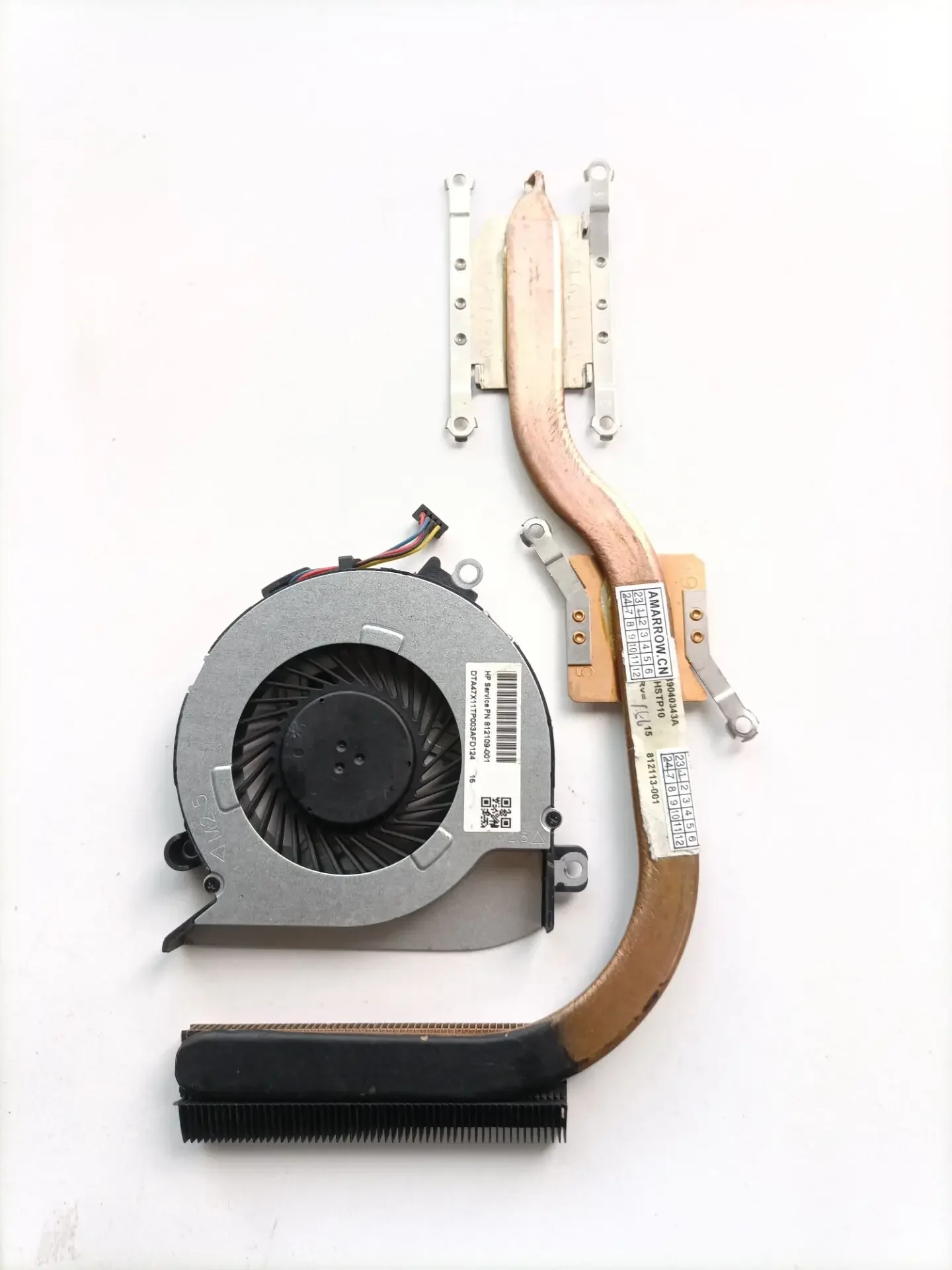 Original Laptop Cooling Heatsink and fan for 15-AB TPN-Q159 812113-001 816122-001 100% Working