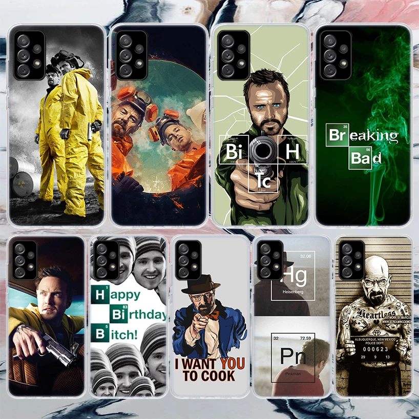 Breaking Bad TV Soft Phone Case For Samsung Galaxy A16 A26 A36 A56 A15 A14 A13 A55 A54 A53 A35 A34 A33 A25 A24 A23 A05S A04S A14