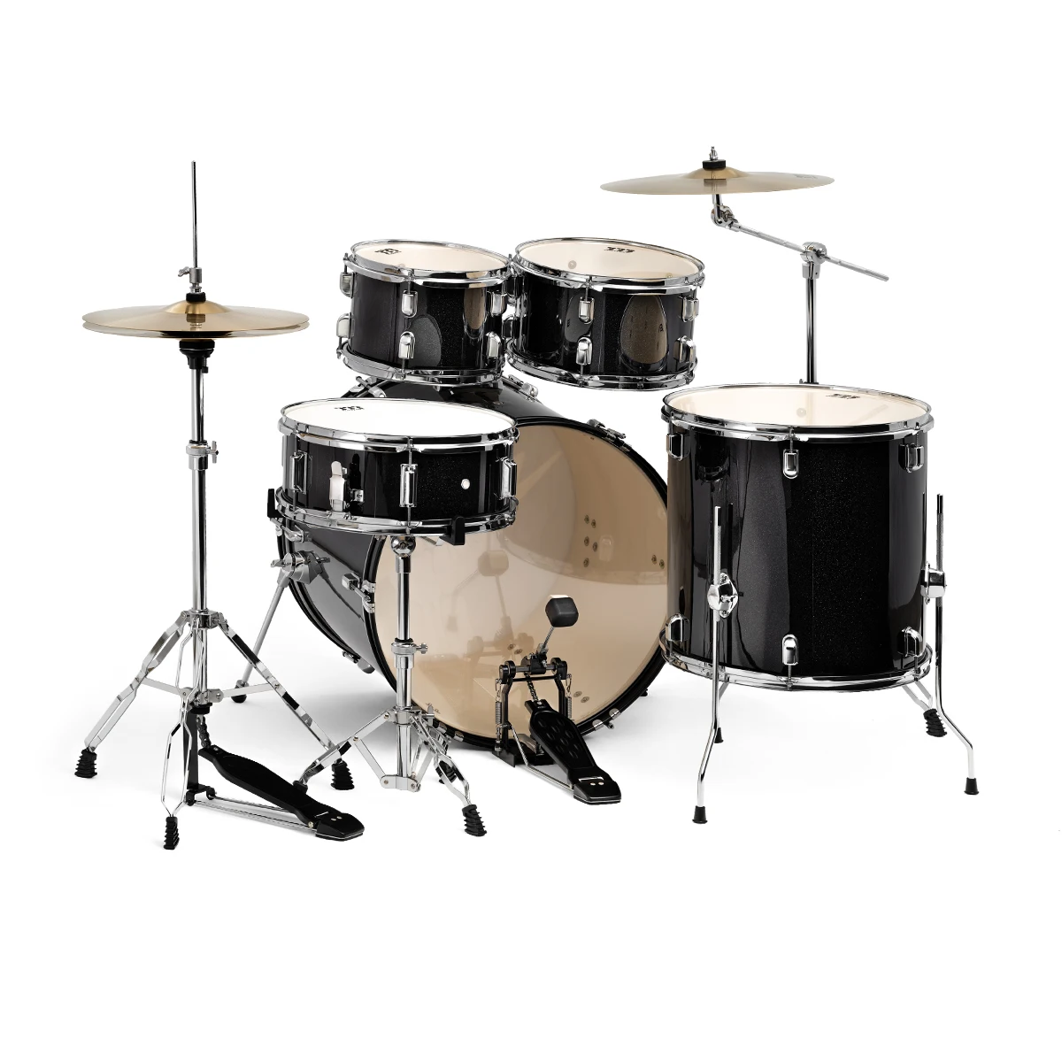 

China Manufacturer Direct Wholesale Jazz Drum 5 Drums 3 Cymbals Drum Kit Set