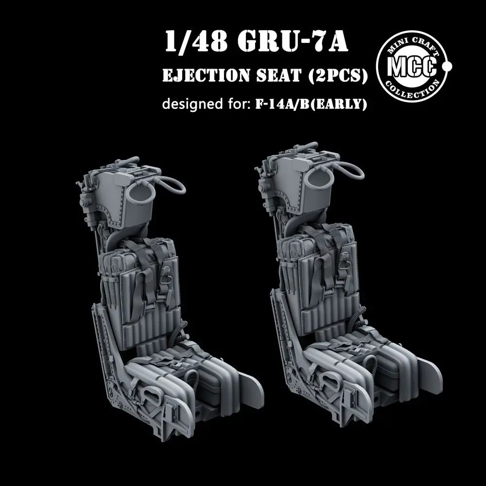 MCC 4808 1/48 GRU-7A Ejection Seat (2pcs) For F-14A/B(Early) - Upgrade Detail Set