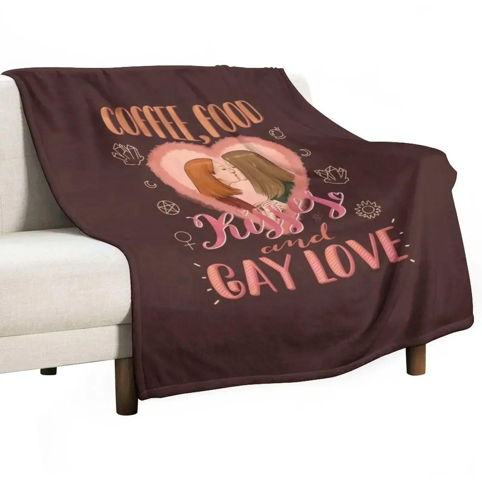 

Gay Love (Willow and Tara) Throw Blanket Warm Plush Fuzzy Blanket for Living Room