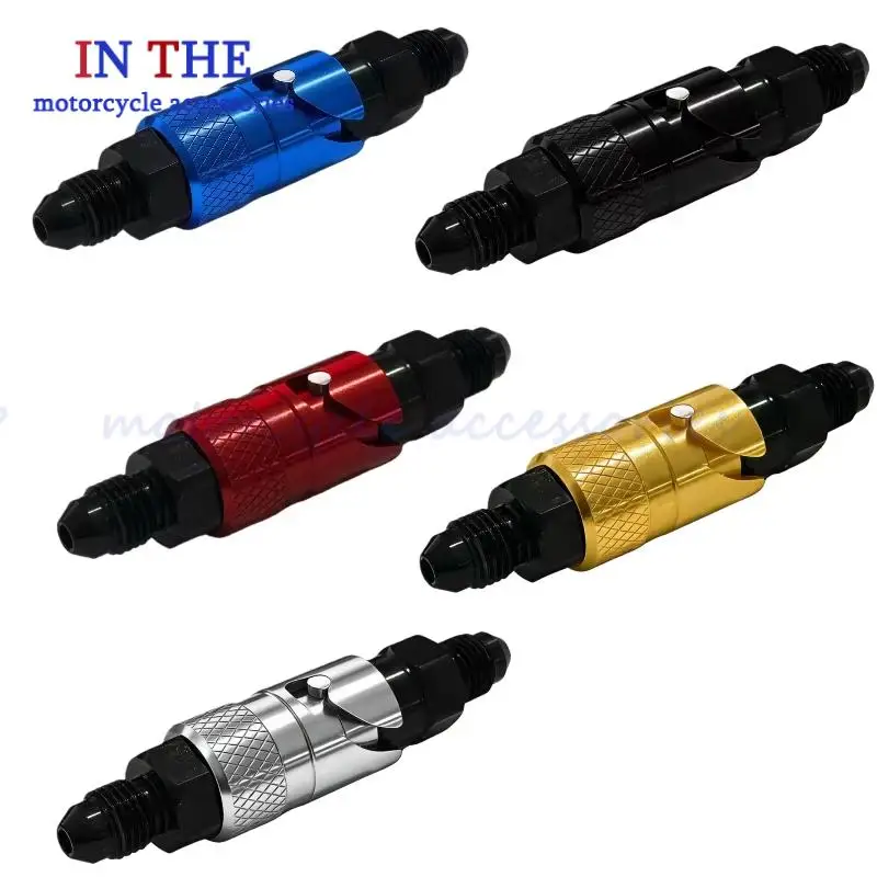 

Alconstar- Aluminum AN-3 AN3 Motorcycle Brake Line Hose Fluid Quick Release Connect Fitting Adapter Kit for Honda for Yamaha