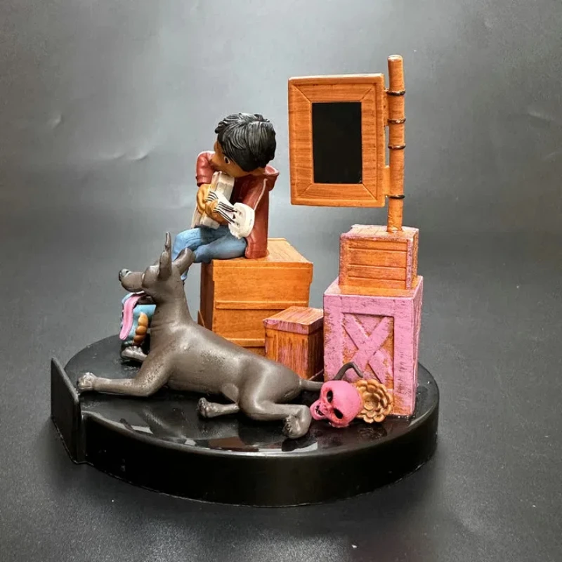 Disney Pixar Cartoon Anime COCO Action Figure Dolls Toy Miguel and DANTE The Dog Figure Model Sculpture Funny Gifts for Kids