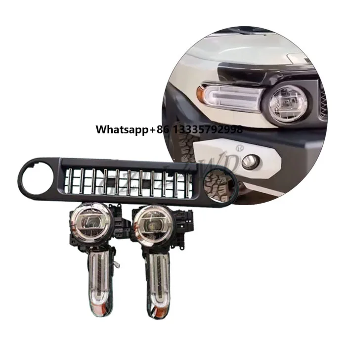 

Cornering Lamps Head Light Car Front Grille for FJ Cruiser 2007-2020 Car Lights DRL Automotive Accessories