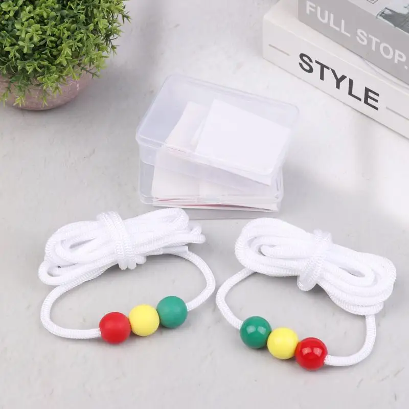 

Sports Eye Sight Train Three Beads Brock String Vision Convergence Insufficiency Training Tool Target Pointing Practice