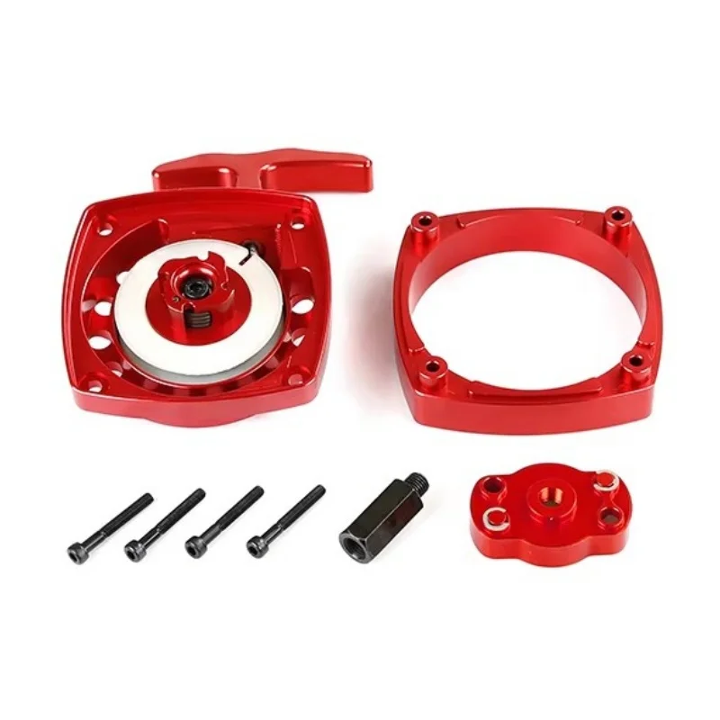 Aluminum Easy Pull Start Kit fit 23cc 26cc 27.5cc 29cc 30.5cc CY Zenoah RCMK Engine for HPI King Motor Baja LOSI 5IVE-T