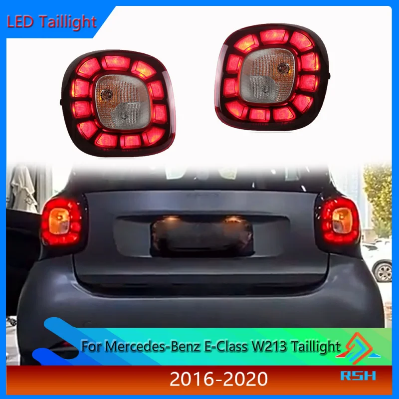 

For Mercedes-Benz Smart Taillight Assembly 2015-2019 Modification High-End Jelly Taillight LED Driving Light Brake Accessories