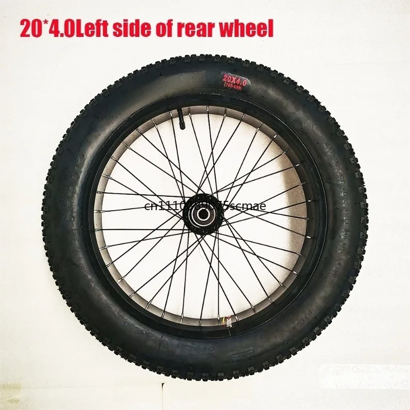 Dreirad-Zubehör Neue 20x4.0 Radnabe Doppelt Elastische Luftlose Reifen für Elektrisches Dreirad Geländefahrzeug Komfortable Reifen