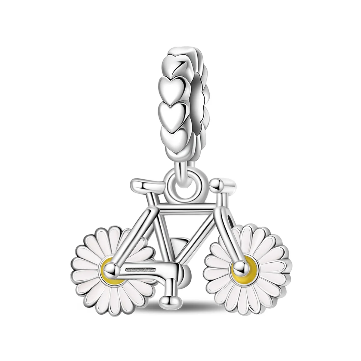 Women's 925 Sterling Silver Motorcycle Charms Bead
