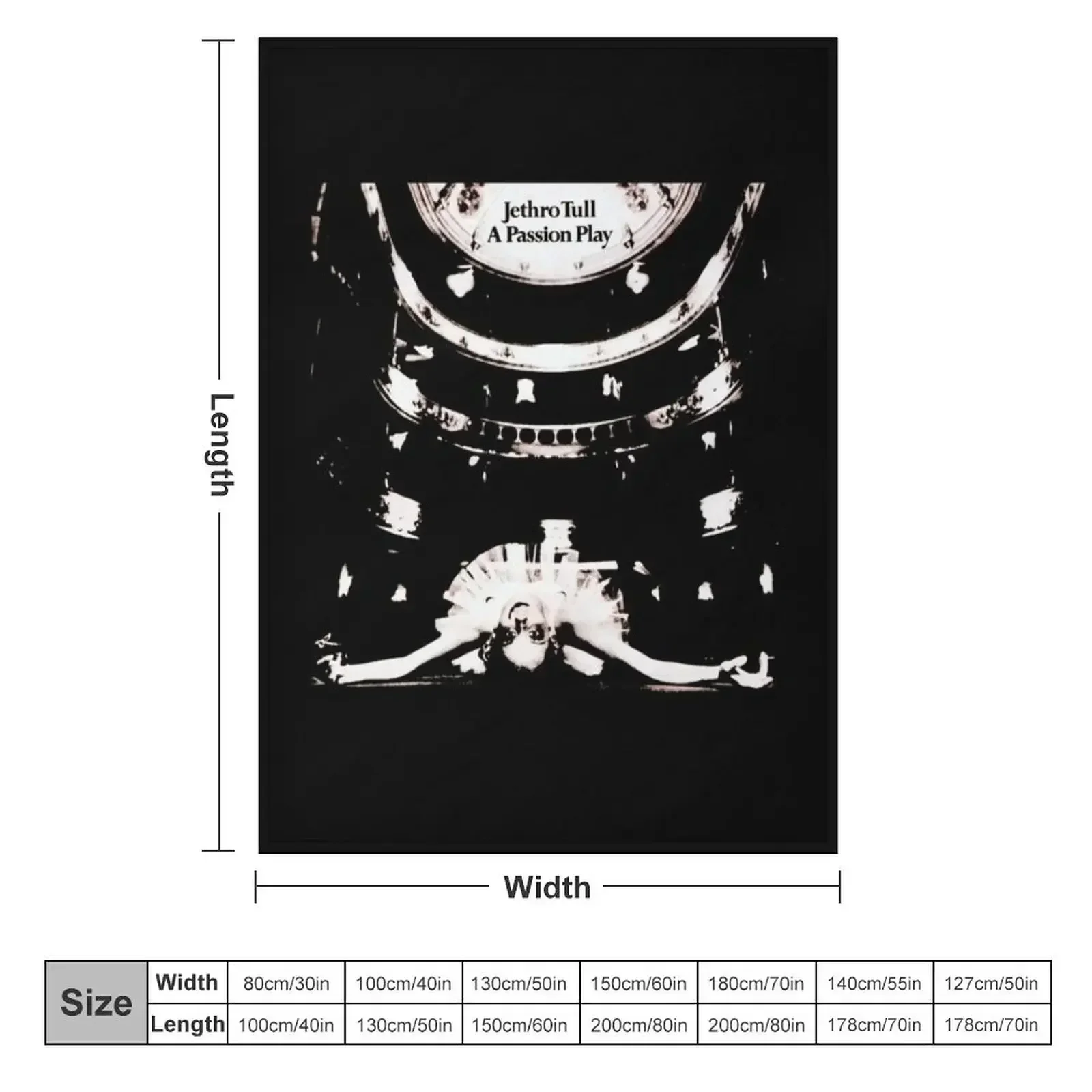 Jethro Tull - The Fool Rock Music Graphic Gift For Fan Throw Blanket Thermals For Travel Comforter Plush Hairy Kid'S Blankets