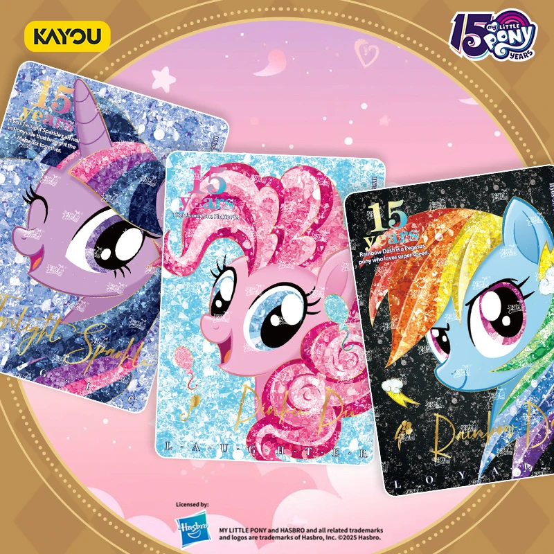 KAYOU Genuine My Little Pony MoonEdition Limited Friendship Eternal Card Rare SC SGR Cards Gifts Princess Card Chinese Ver Toys