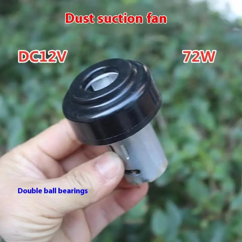 DC 7.4V-12V 72W 390 Micro Fan Motor Double Ball Bearing High Speed Power Turbine Fan DIY Vacuum Cleaner Cleaning Tool