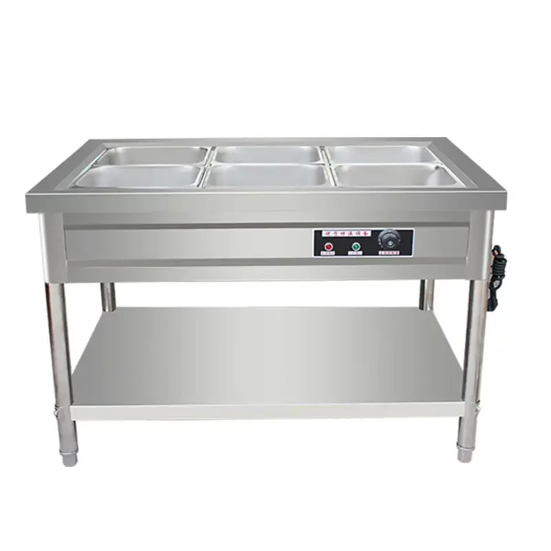 high quality commercial kitchen food warm table