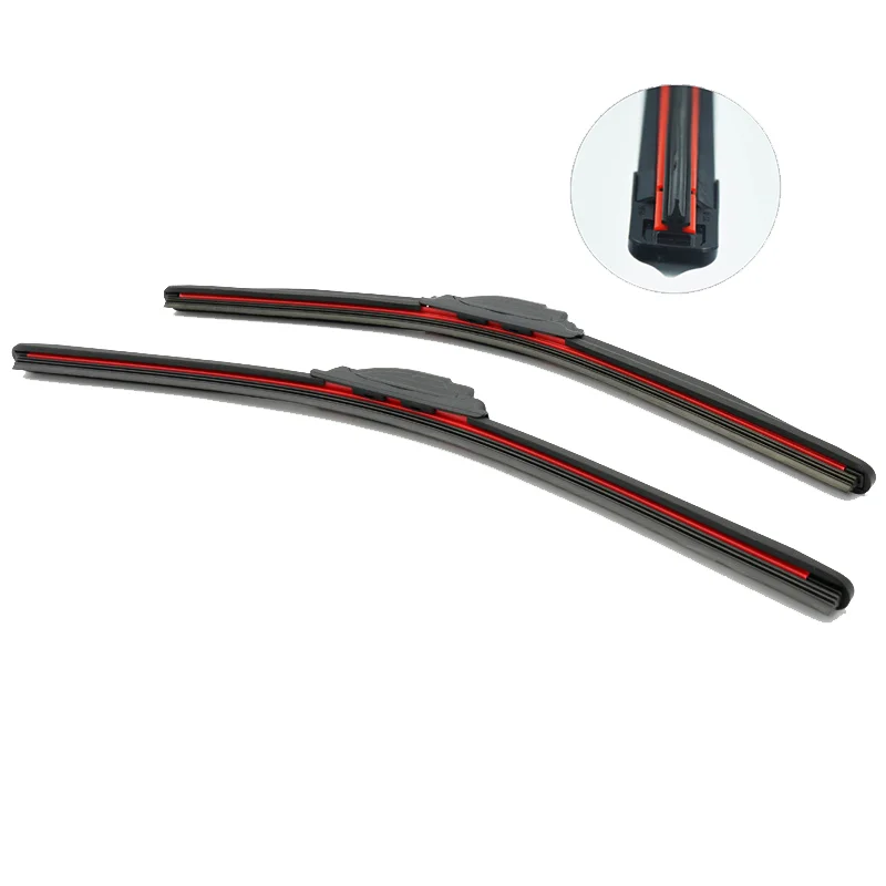 Multi Functional Clips Front Windshield Silicone Soft Wiper Blades 16 Adapters Auto Wiper Blade