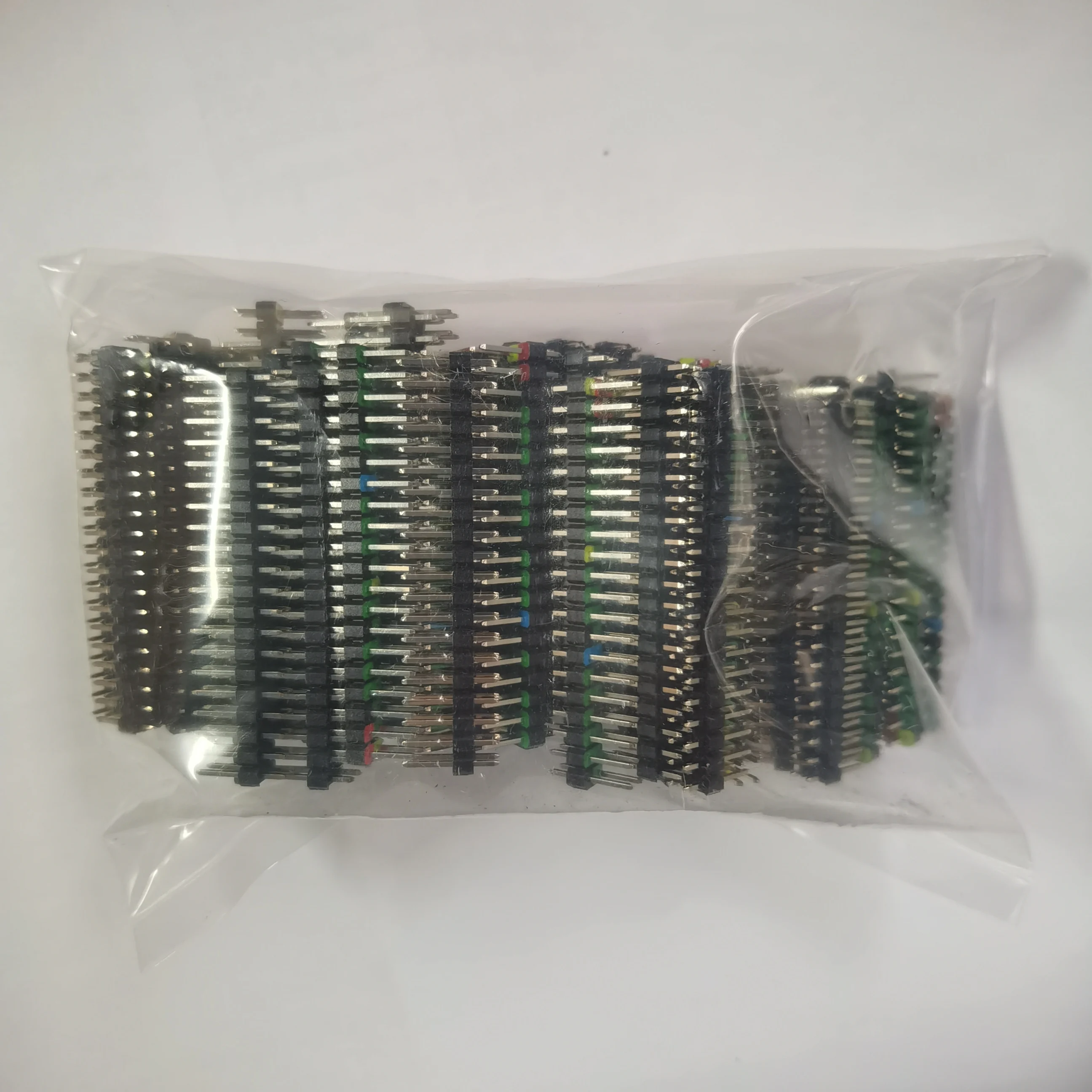 

100PCS/set GPIO Straight Row Double Curved Color Needle Male seat Female Seat Gold-plated 2.54 Pitch for Raspberry Pi