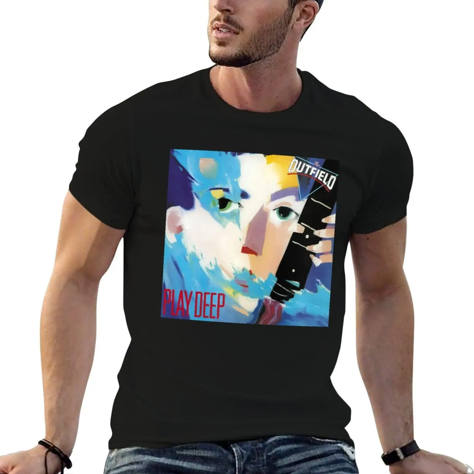 

The Outfield Play Deep Tee Fashion T-Shirt man t shirt cotton man t shirts cotton graphic t shirts for man T-Shirt